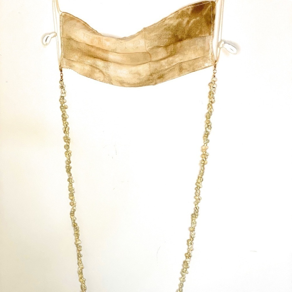 Seas Shell sunglasses chain hole & mask chain holder - Picture 3 of 7